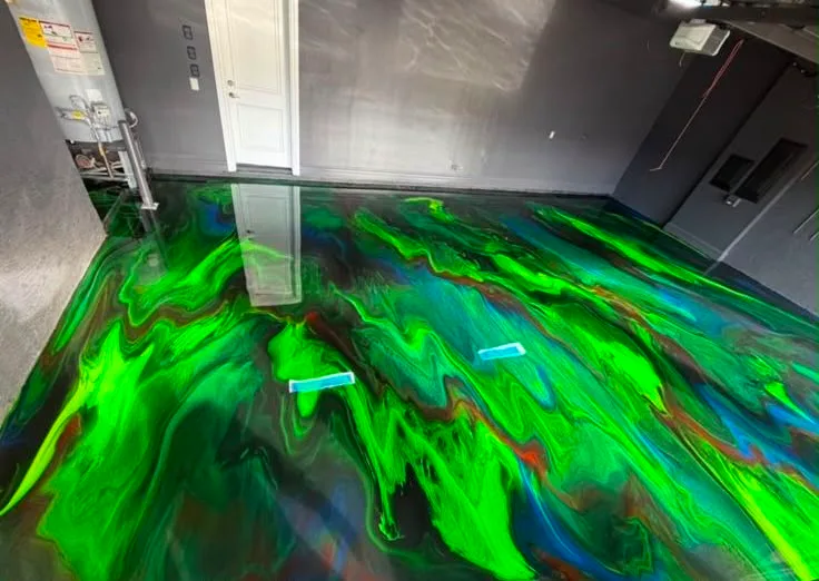 Metallic Epoxy by Floor Kings Epoxy on the Treasure Coast