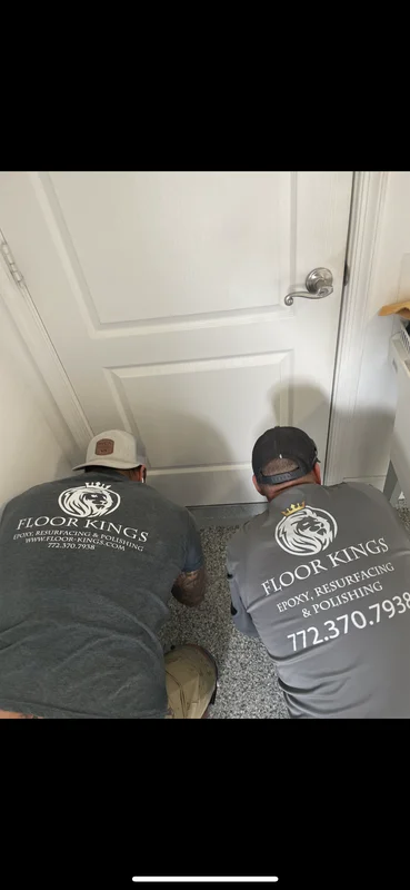Floor Kings Epoxy team at work